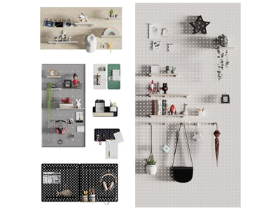 现代洞洞眼墙饰挂件