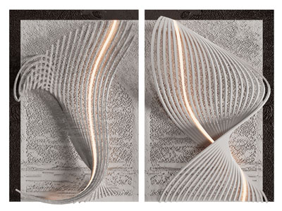 现代立体墙饰挂件