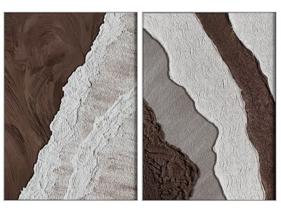 侘寂风装饰挂画3d模型 侘寂风装饰挂画