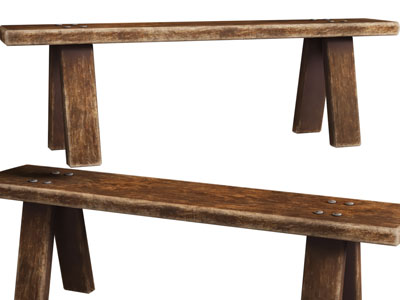 新中式实木长凳子