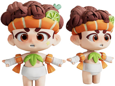 现代卡通游戏影视角色