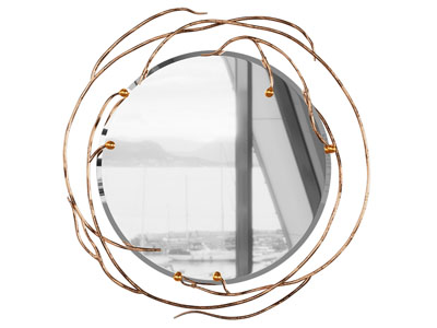 现代装饰镜子、墙饰挂件