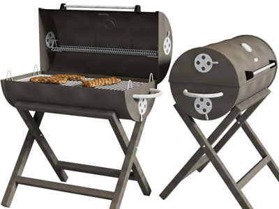 现代金属烧烤炉