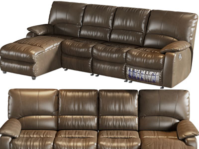 现代转角多人沙发