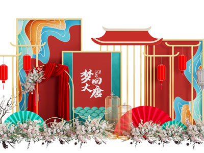 新中式节日美陈