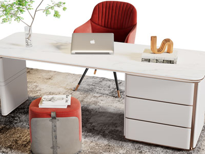 现代书桌椅组合