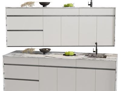 现代大理石水吧台