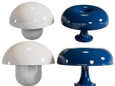 现代蘑菇造的台灯