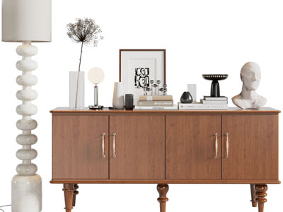 美式实木玄关柜、边柜