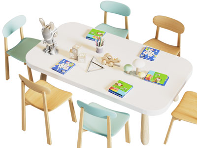 现代儿童桌椅组合