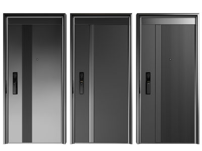 现代入户平开门、防盗门