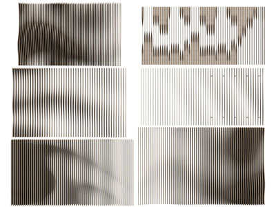 现代栅格背景墙3d模型 现代栅格背景墙