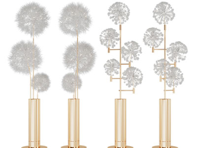 现代轻奢蒲公英装饰落地灯