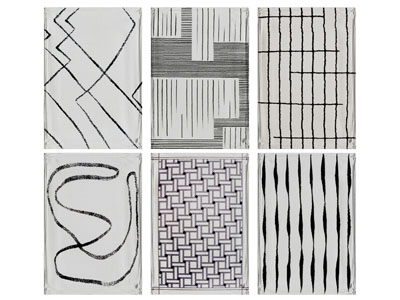 现代长方形地毯3d模型 现代长方形地毯