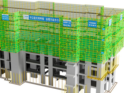 现代楼房建筑施工工地、施工现场