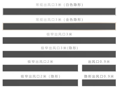 现代空调出风口3d模型 现代空调出风口