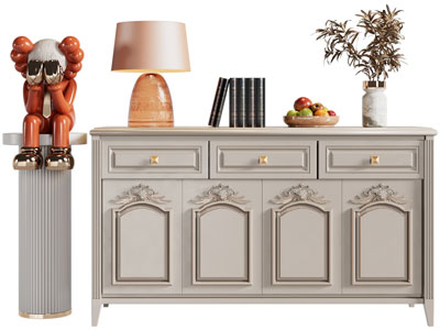 法式玄关柜、边柜