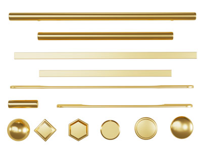 现代轻奢拉手3d模型 现代轻奢拉手