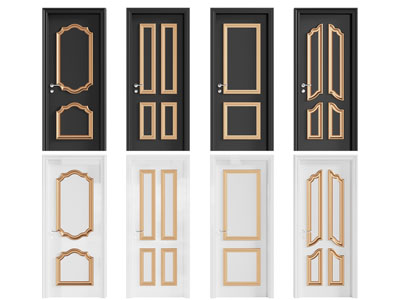 欧式单扇平开门