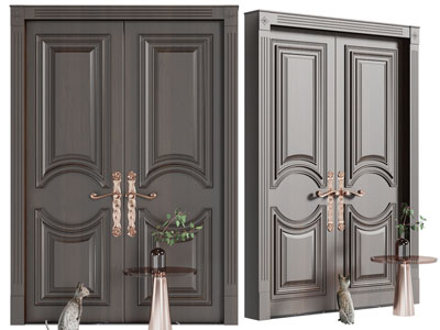 美式双扇平开门