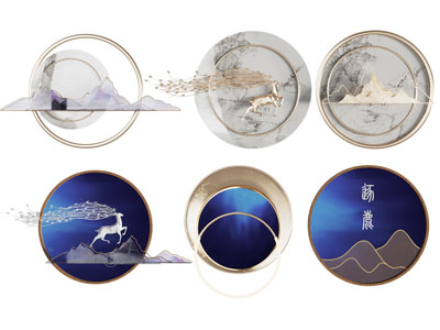 新中式墙饰挂件