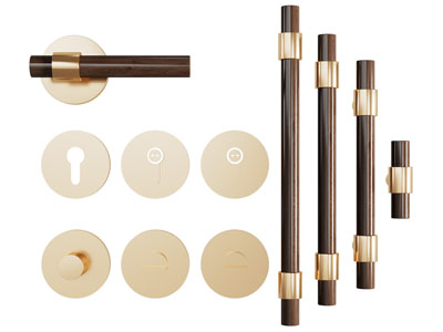 现代拉手、门拉手3d模型 现代拉手、门拉手