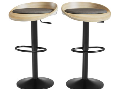 现代圆形吧椅