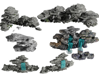 新中式假山水景石头园艺小品