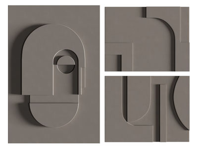 现代立体墙饰挂件