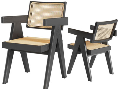 侘寂风休闲椅子、餐椅