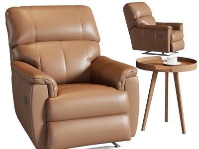 现代按摩椅、边几