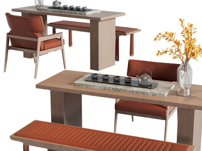 现代茶桌椅组合