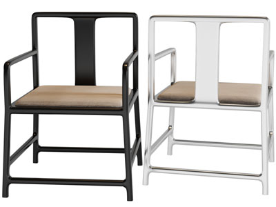 新中式休闲扶手椅子