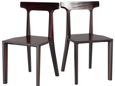 现代实木休闲椅子