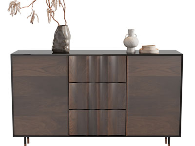 现代实木玄关柜、边柜