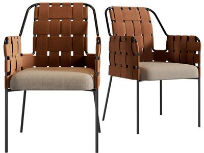 现代编织休闲椅子、单椅