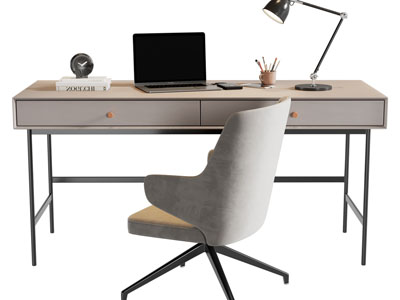 现代书桌椅组合