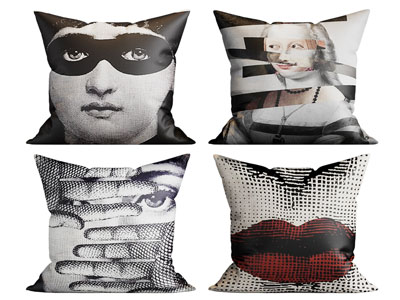 现代方形靠垫抱枕