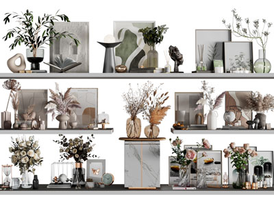 现代桌面装饰品摆件组合