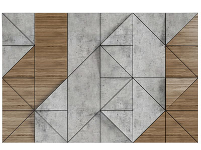 现代拼接几何图案背景墙3d模型 现代拼接几何图案背景墙