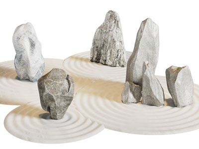 新中式石头、假山景观园艺小品