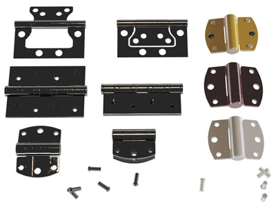 现代不锈钢子母合页、铰链合页3d模型 现代不锈钢子母合页、铰链合页