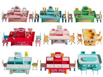 现代儿童积木玩具手工桌