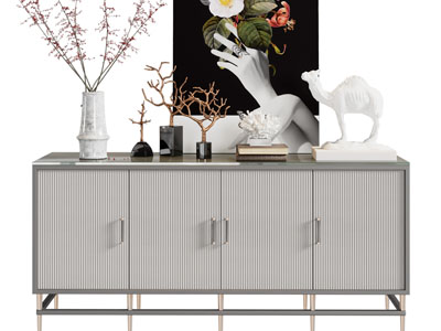 现代轻奢玄关柜、边柜