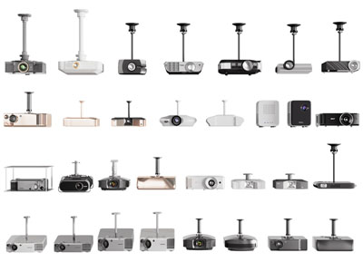 现代投影仪3d模型 现代投影仪