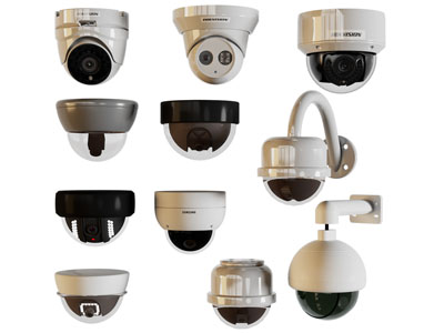 现代监控器、摄像头3d模型 现代监控器、摄像头