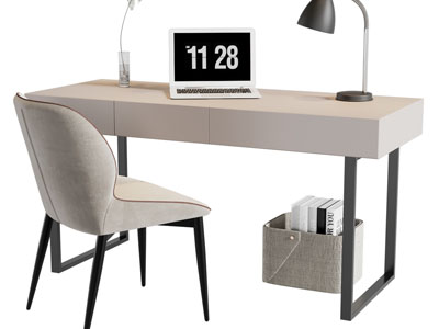 现代书桌椅组合