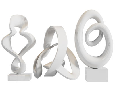 现代工艺品摆件组合