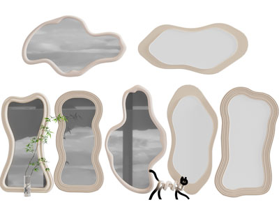 现代装饰镜子墙饰挂件