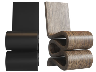 现代折叠造的休闲椅子